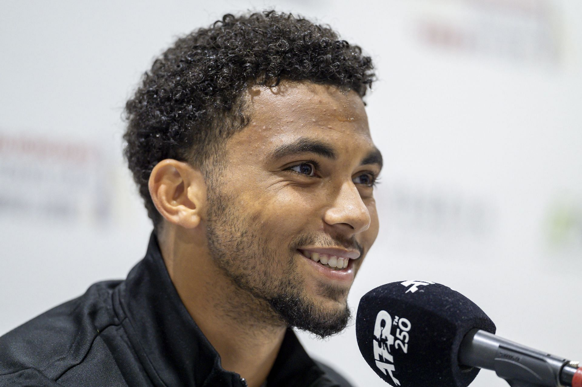 Arthur Fils speaking at a press conference - Source: Getty